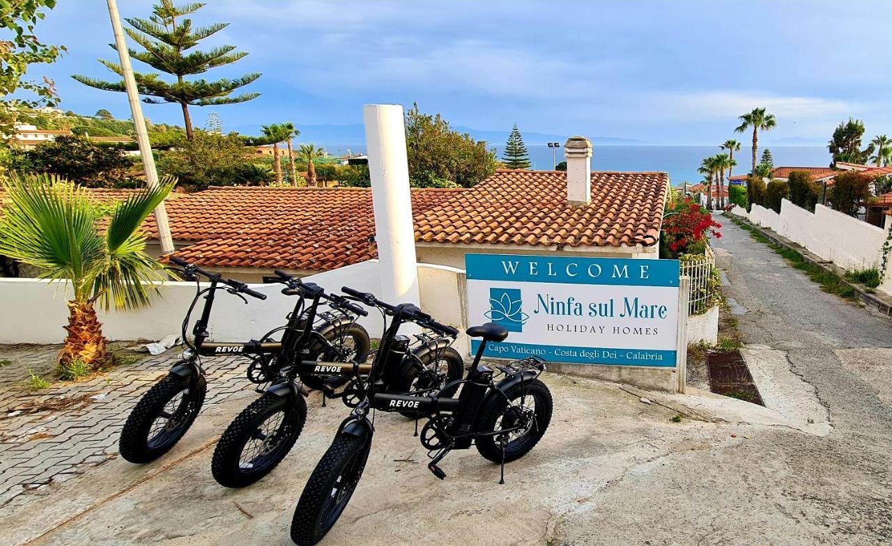 Ninfa Sul Mare Apartments 50 M E T R I Dal Mare Parcheggio Gratuito Custodito Capo Vaticano Kültér fotó