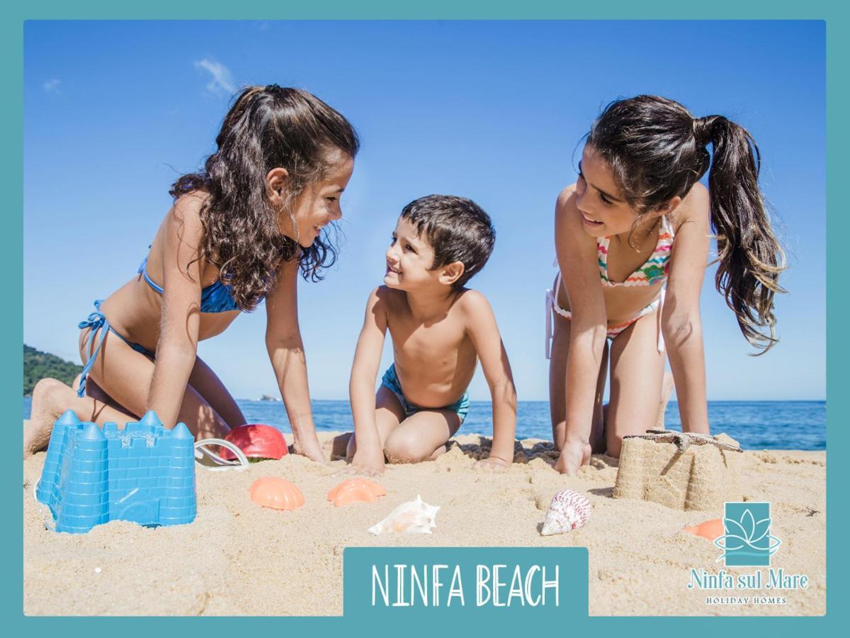 Ninfa Sul Mare Apartments 50 M E T R I Dal Mare Parcheggio Gratuito Custodito Capo Vaticano Kültér fotó