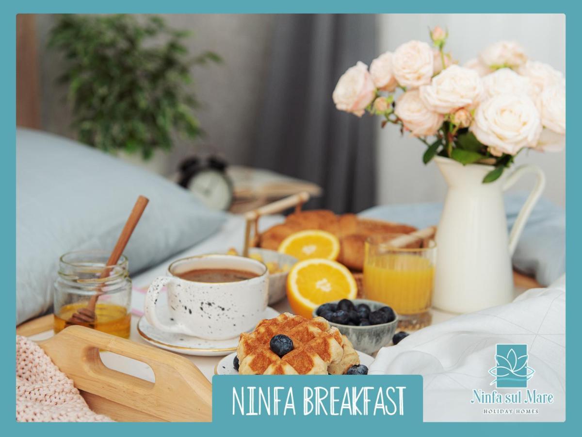 Ninfa Sul Mare Apartments 50 M E T R I Dal Mare Parcheggio Gratuito Custodito Capo Vaticano Kültér fotó