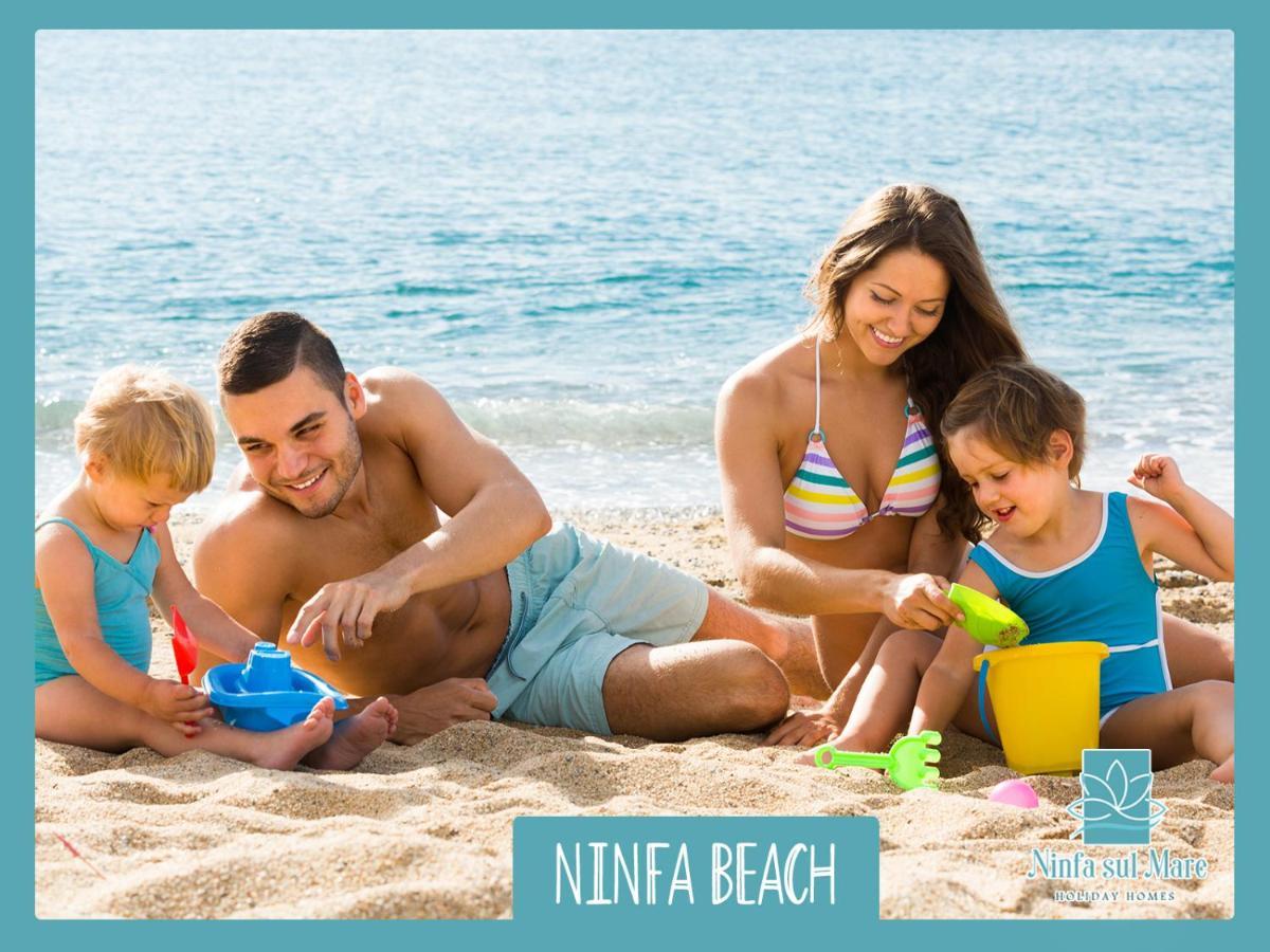 Ninfa Sul Mare Apartments 50 M E T R I Dal Mare Parcheggio Gratuito Custodito Capo Vaticano Kültér fotó