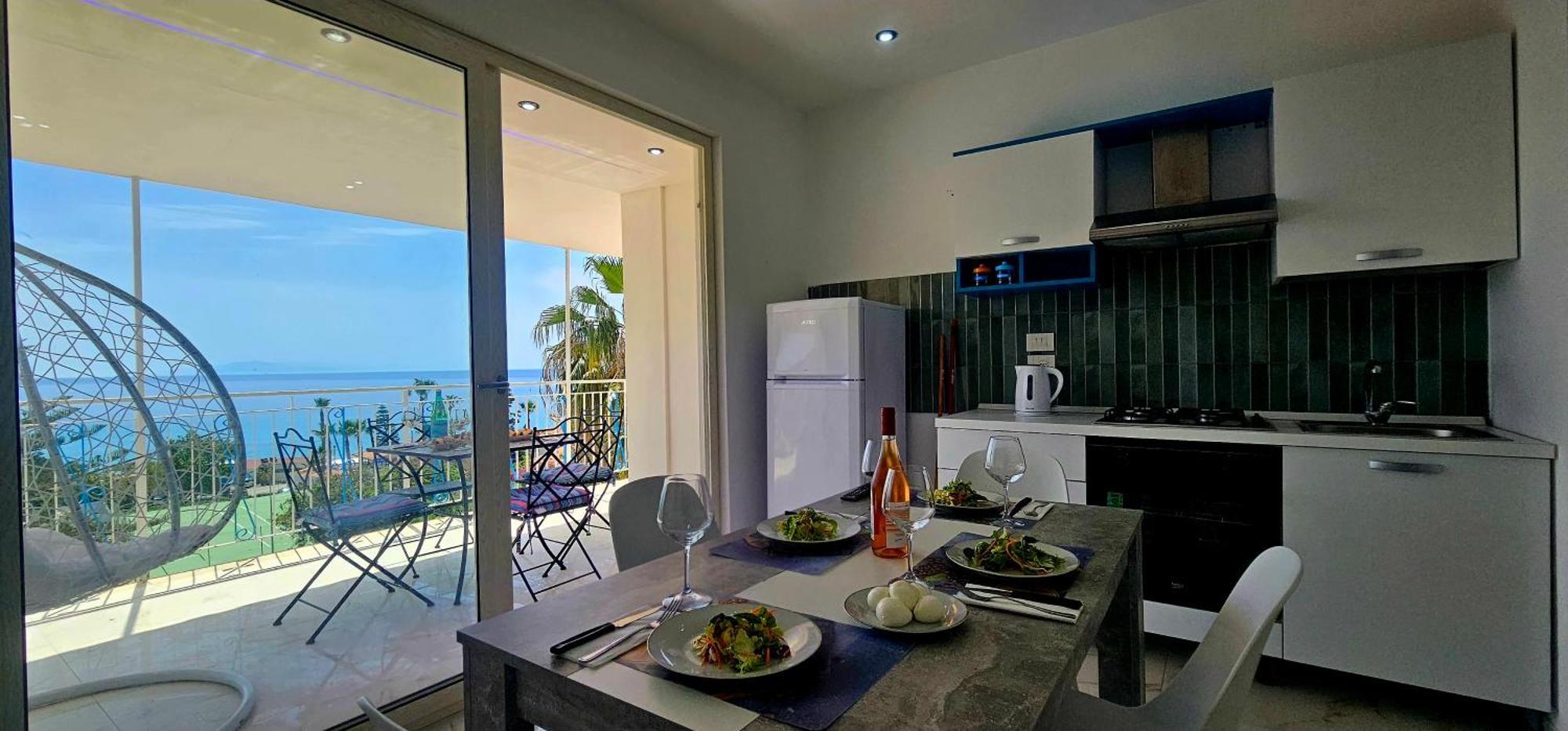 Ninfa Sul Mare Apartments 50 M E T R I Dal Mare Parcheggio Gratuito Custodito Capo Vaticano Kültér fotó